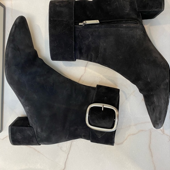 Saint Laurent Joplin Suede Ankle Boots - Picture 3 of 7